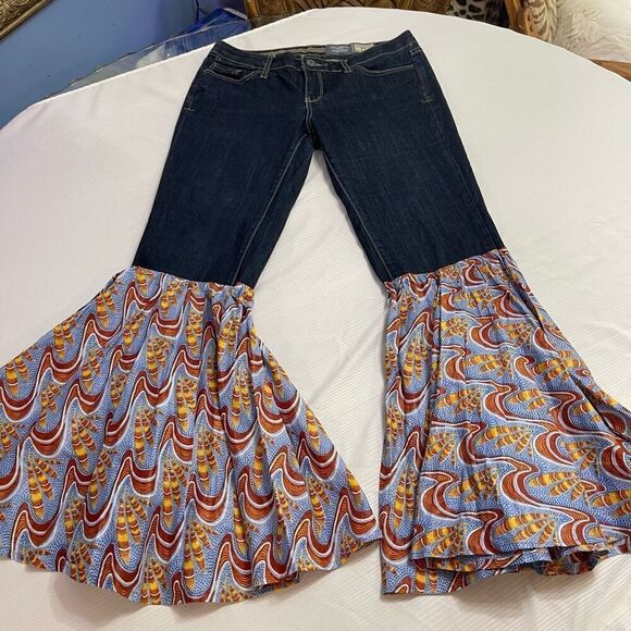 Converse Hippie Boho Chic Denim Jeans Size 6 - Picture 1 of 9
